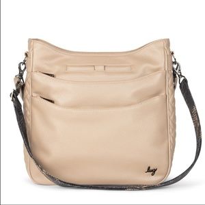 NWT - Lug Cable Car VL Shoulder and Crossbody Bag in Sand Taupe
